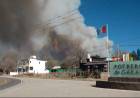 Bomberos de la ciudad se sumaron al combate del fuego en las sierras