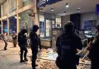 Realizaban una perforación en la vereda y llegaron a una oficina del BBVA