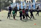 Rugby social: más de 250 niños en una jornada deportiva en el Kempes