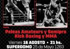 Noche de kickboxing y MMA mañana viernes en la ciudad