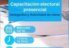 Este miércoles la Justicia Electoral capacita en la ciudad a Autoridades de Mesa