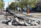 Terminal de Ómnibus: avanza a buen ritmo la reparación del adoquinado en los alrededores