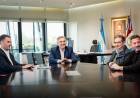 Llaryora recibió al intendente electo de Marcos Juárez, Germán Font
