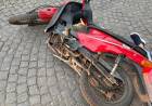 Un motociclista herido tras chocar con un peatón en bulevar 9 de Julio