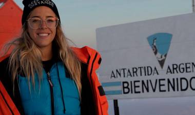 Qué hace Nati Jota en la Antártida Argentina: "Estoy cumpliendo un sueño y conociendo un lugar único"