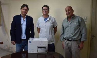 El centro de salud San Roque  adquirió una impresora 