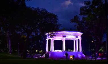 EL PARQUE LAS HERAS-ELISA SE REENCUENTRA CON SU HISTORIA: LLARYORA INAUGURÓ LAS OBRAS DE RECUPERACIÓN DEL CENTENARIO ESPACIO VERDE