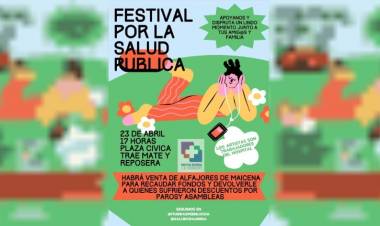 Organizan un Festival por la Salud Pública