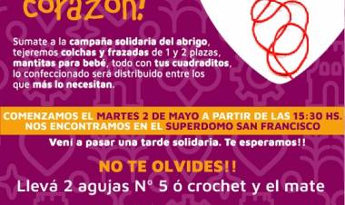 Vuelve la campaña solidaria ¡Al Frío…le ponemos corazón!