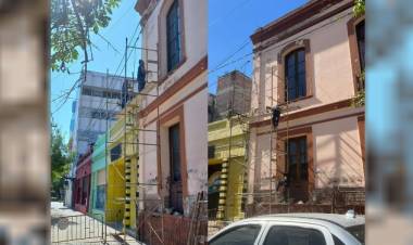 Refaccionan la Departamental San Justo