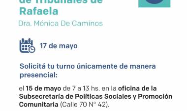 Llega la defensoría general de tribunales de Rafaela 