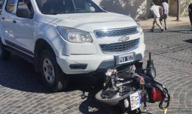 Accidente en barrio Catedral