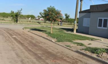 Construcción de cordón cuneta de hormigón en calzadas urbanas | Ya se encuentra en un 80 % para su finalización 
