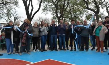 Quedó inaugurada la cuarta cancha de básquet 3x3 de la ciudad