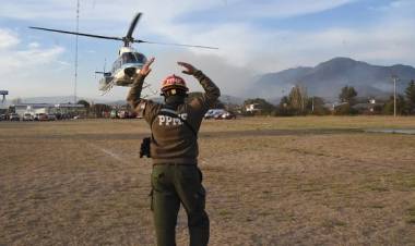 Lograron contener el fuego en el cerro Uritorco: queda solo un 5 porciento de actividad