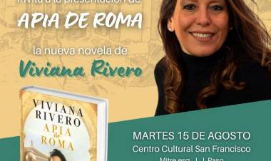 Viviana Rivero presenta su nuevo libro en la ciudad