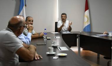Bernarte se reunió con el directorio del Parque Industrial