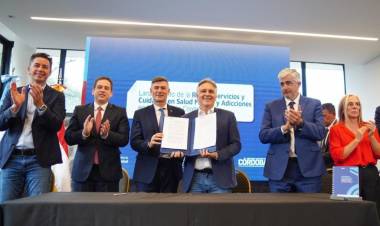 Llaryora anunció la construcción de dos centros para el abordaje de las adicciones en la Capital