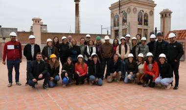Arquitectos de San Francisco destacaron las tareas de recuperación del Palacio Tampieri