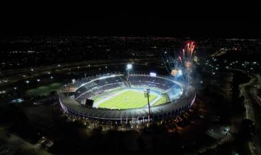 Talleres-River: autoridades de Conmebol recorrieron el estadio Mario Alberto Kempes