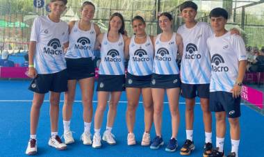 Gran presencia cordobesa en el Panamericano Juvenil de Pádel en México