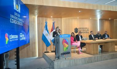 Los Juegos Universitarios Cordobeses, con alcance nacional