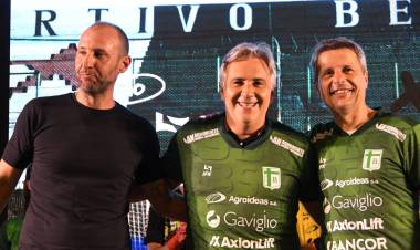 Aróstegui: “La Provincia y la Municipalidad tienen puesta la camiseta de Sportivo Belgrano”