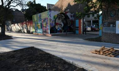 Se encuentra próximo a concluir el hormigonado del Pasaje Cornaglia