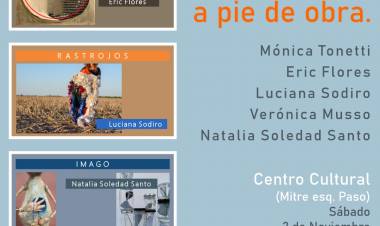 Diálogo con artistas a pie de obra