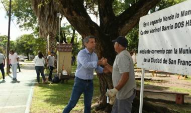 "La Muni en tu Barrio" llegó  a Dos Hermanos con acciones para optimizar los servicios en el sector