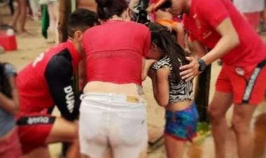 Rescataron a dos niñas que se estaban ahogando en la laguna Mar Chiquita