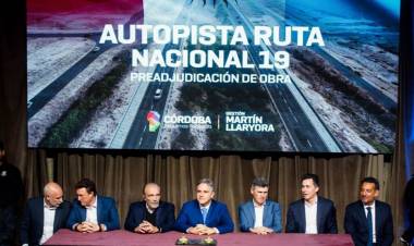 Fuerte reclamo de Córdoba a Nación para que traspase la autopista de la ruta 19
