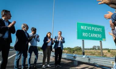 Ruta 9 Norte: La Provincia habilitó otro tramo de la duplicación de calzada y un puente sobre el río Carnero