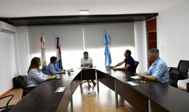 El CES presentó su nueva comisión directiva al intendente y proyectan actividades en conjunto 