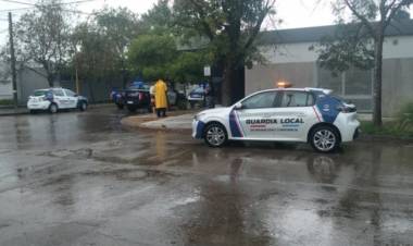 Un ciclista resultó con lesiones en un choque en barrio Roca