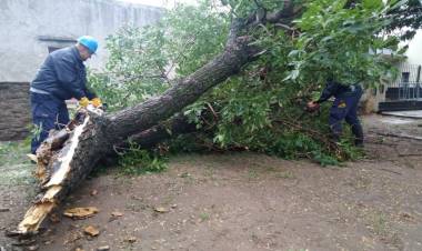 La Provincia acompaña a municipios y comunas afectados por el temporal en el sur y sudeste cordobés