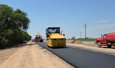 San Justo: La repavimentación de la RP 17 entra en la recta final