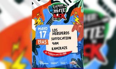 Cambio de horario para el Llenate el Mate de Rock de este domingo 17