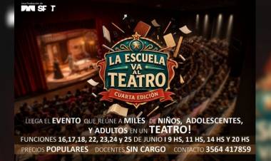Adrián Vocos regresa con "La escuela va al teatro" con su cuarta edición: uno de los ciclos culturales y educativos más esperados del año