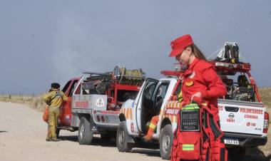 Riesgo de incendios: mañana será extremo en el oeste y noroeste de Córdoba, y alto en el resto de la provincia