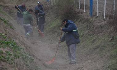 El municipio intervino canales para fortalecer el sistema de desagües