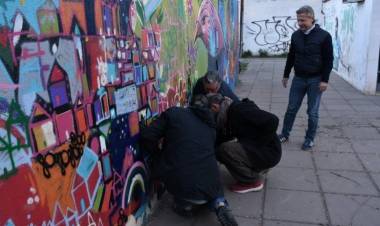 Bernarte destacó las obras que se llevaron a cabo en el barrio Roque Sáenz Peña