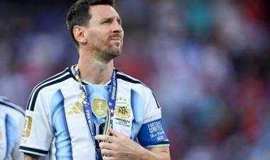 Lionel Messi anunció su retiro de la Selección argentina