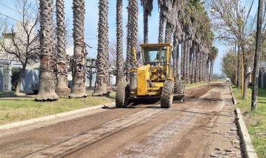 Avanzan las tareas de mejoramiento de calles en distintos sectores de San Francisco