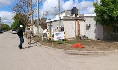 Comenzaron los trabajos para ampliar la red de gas natural en La Milka y loteo Procrear