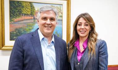 Llaryora y la senadora Flavia Royón analizaron el avance del proyecto de ley de biocombustibles