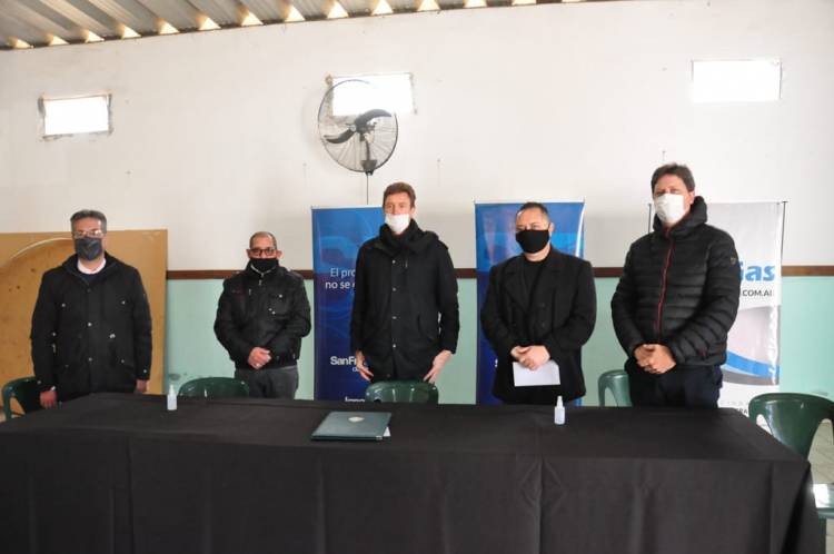 Anunciaron obra de gas para Brisas del Sur