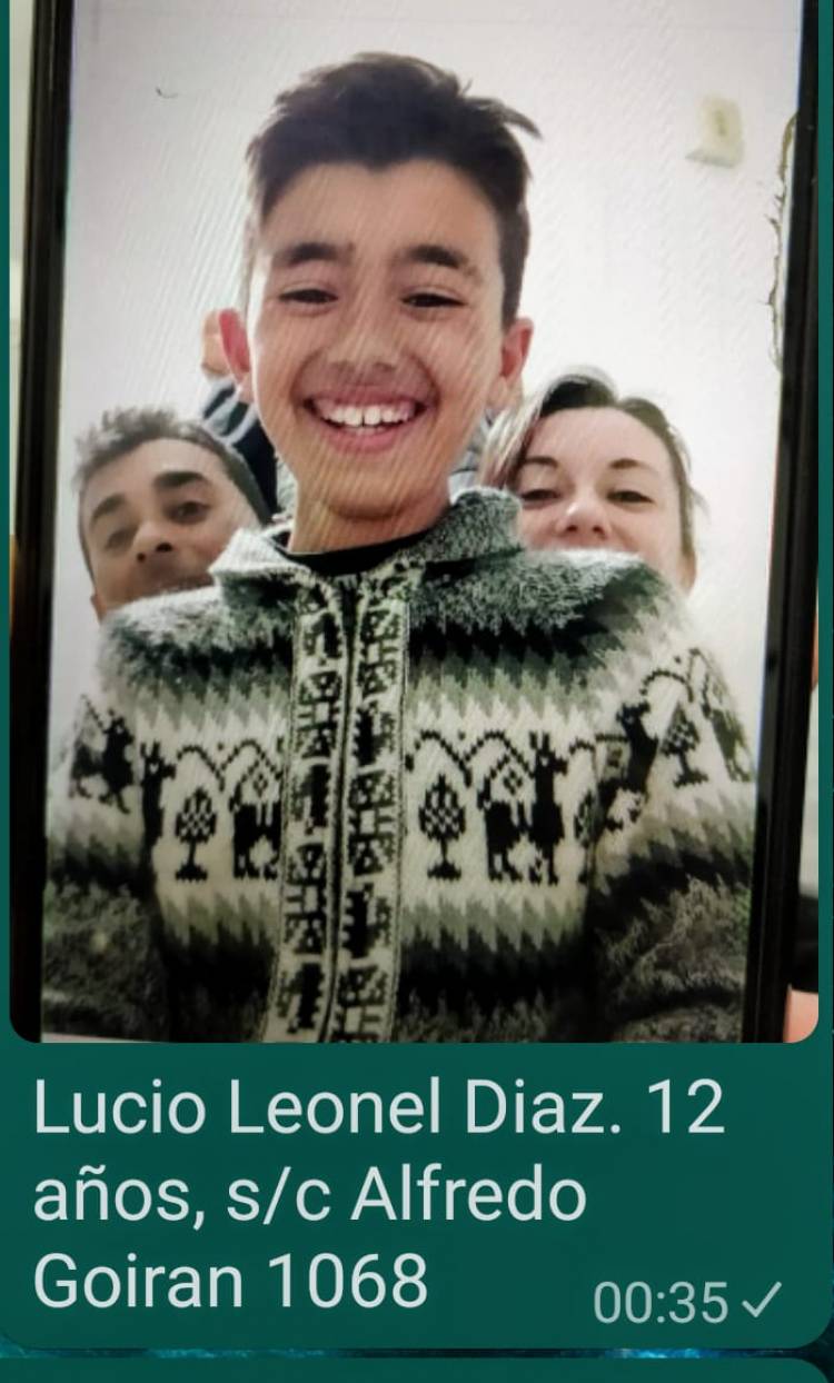 AHORA JOVEN  APARECIÓ SANO Y SALVO