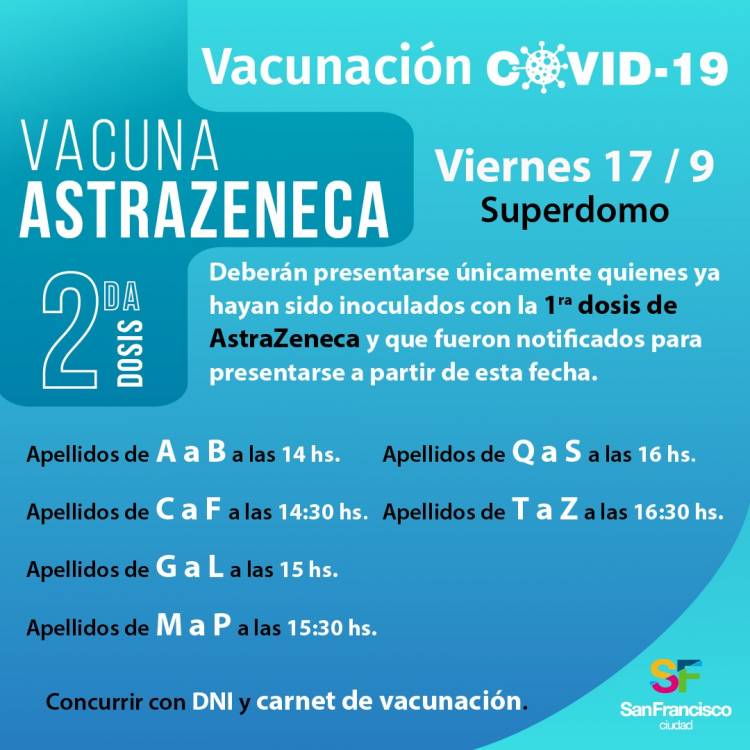 Nuevo operativo de vacunación