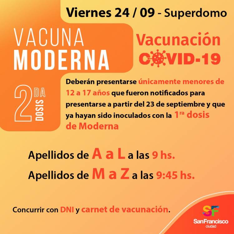 Jornada de vacunación para jóvenes